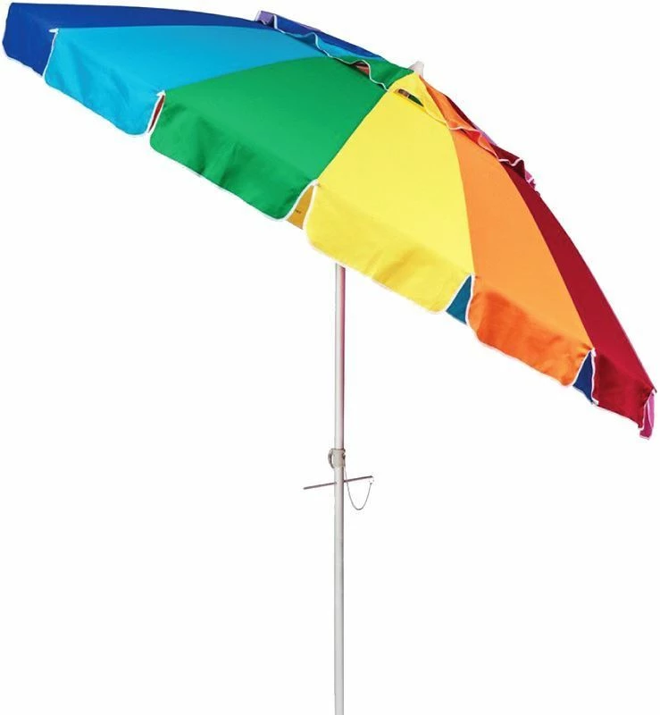 Rainbow 240cm Beach Umbrella 4 Rainbow 240cm Beach Umbrella - Image 2