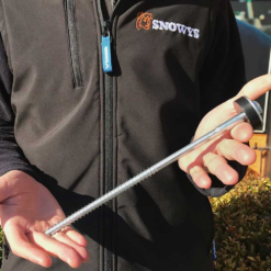 Flat Top Drillable Tent Peg -Snowys Shop 0029040 flat top drillable tent peg