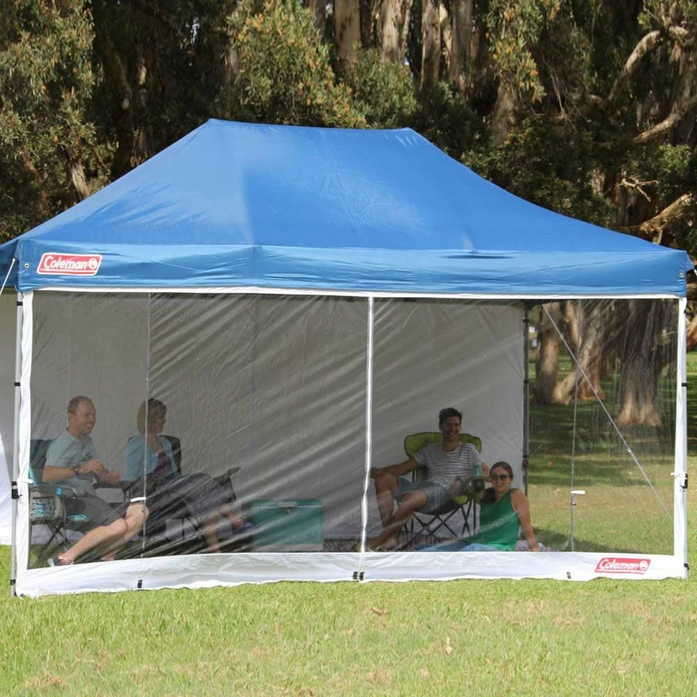 Coleman Deluxe Gazebo 4.5 X 3 Mesh Wall 4 Coleman Deluxe Gazebo 4.5 X 3 Mesh Wall - Image 2