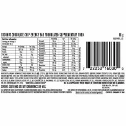 Clif Coconut Chocolate Chip Energy Bar 7 Clif Coconut Chocolate Chip Energy Bar -Snowys Shop 0035519 coconut chocolate chip energy bar