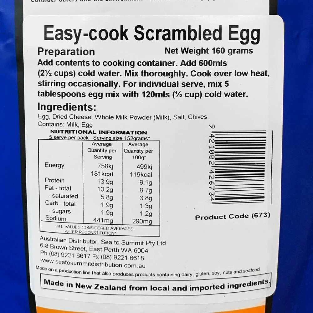 Easy Cook Scrambled Egg 160g 4 Easy Cook Scrambled Egg 160g - Image 2