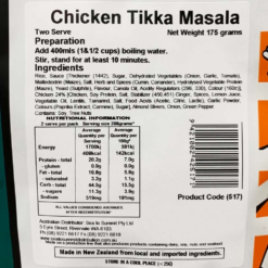 Chicken Tikka Masala GF -Snowys Shop 0040275 chicken tikka masala
