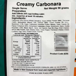 Creamy Carbonara -Snowys Shop 0040288 creamy carbonara