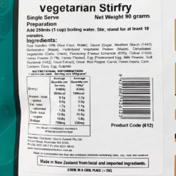 Vegetarian Stirfry -Snowys Shop 0040294 vegetarian stirfry