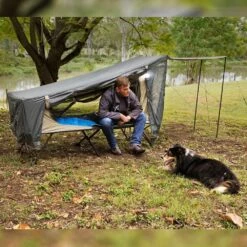 OZtrail Easy Fold Stretcher Tent Single -Snowys Shop 0297425 easy fold stretcher tent single