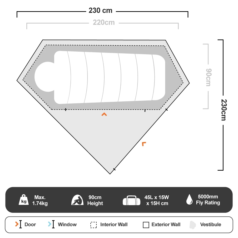 Atom Hiking Tent 13 Atom Hiking Tent - Image 11