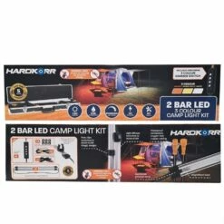 2 Bar LED 3 Colour Camp Light Kit -Snowys Shop 1201655 2 bar orangewhite led camping light kit with diffusers