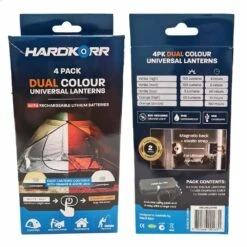 U−Lite Dual Colour LED Lanterns 4 Pack 25 U−Lite Dual Colour LED Lanterns 4 Pack -Snowys Shop 1202301 4 pack dual colour universal led lanterns with rechargeable lithium batteries
