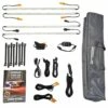 Lifestyle 4 Bar Orange & White LED Camping Light Kit