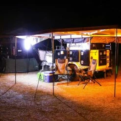 Lifestyle 4 Bar Orange & White LED Camping Light Kit -Snowys Shop 1202345 hardkorr lifestyle 4 bar led camp light kit