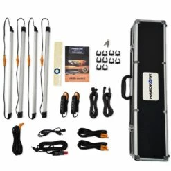 4 Bar LED 3 Colour Camp Light Kit