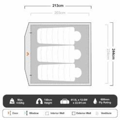 Coleman Quick Dome 4P Dome Tent -Snowys Shop 1204022