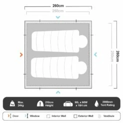 Safari 260 Touring Tent 15 Safari 260 Touring Tent -Snowys Shop 1204585