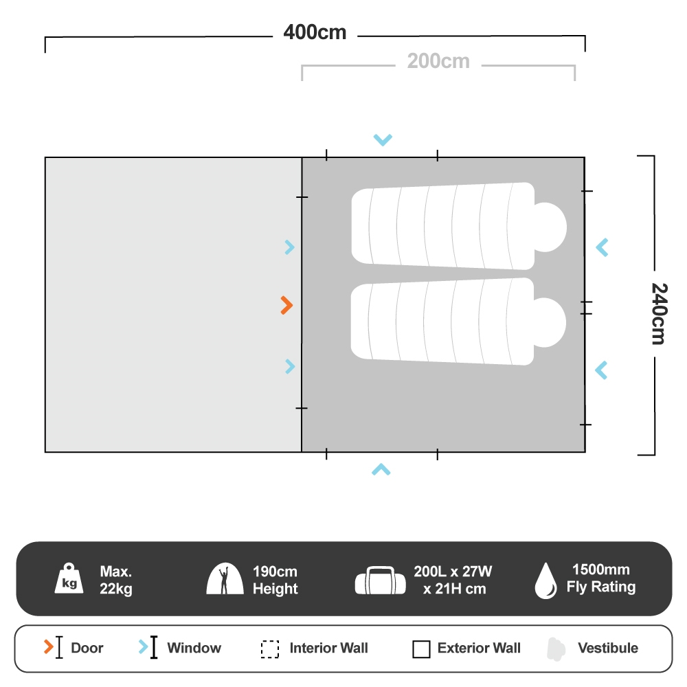 RV−3 Canvas Touring Tent 12 RV−3 Canvas Touring Tent - Image 10