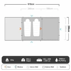 Turbo Plus 240 Tent -Snowys Shop 1205202
