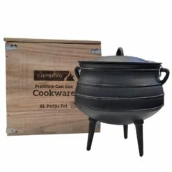 8L Cast Iron Potjie Pot -Snowys Shop 1205978 8l cast iron potjie pot