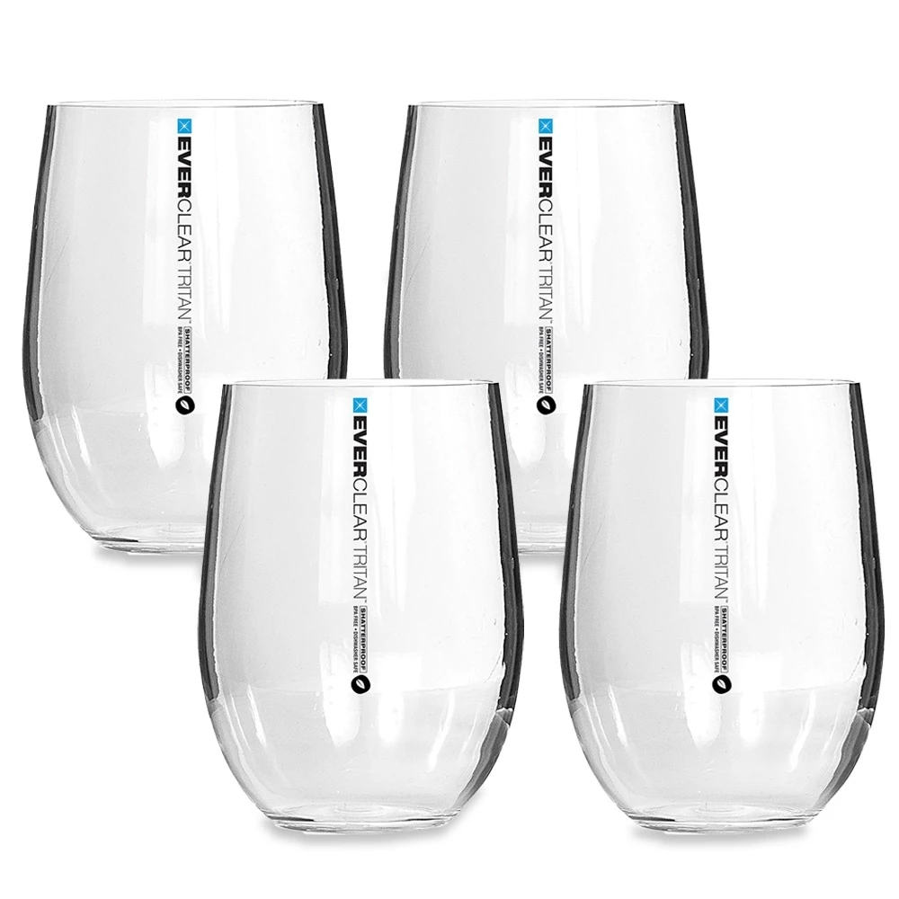 Tritan Stemless Wine Glass 590ml 4pk 3 Tritan Stemless Wine Glass 590ml 4pk