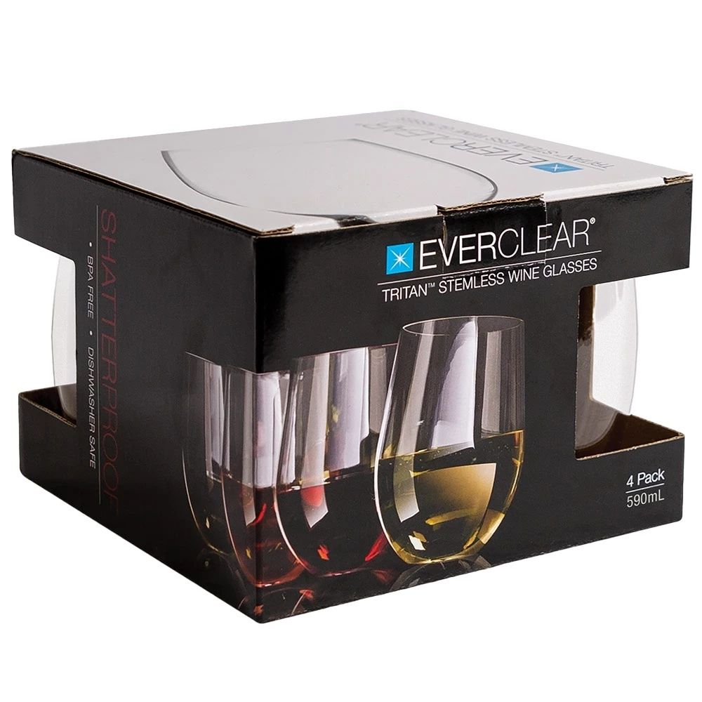Tritan Stemless Wine Glass 590ml 4pk 5 Tritan Stemless Wine Glass 590ml 4pk - Image 3