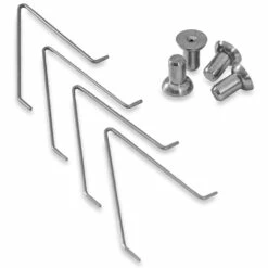 Stainless Steel Wire Spring Button 4 Pack