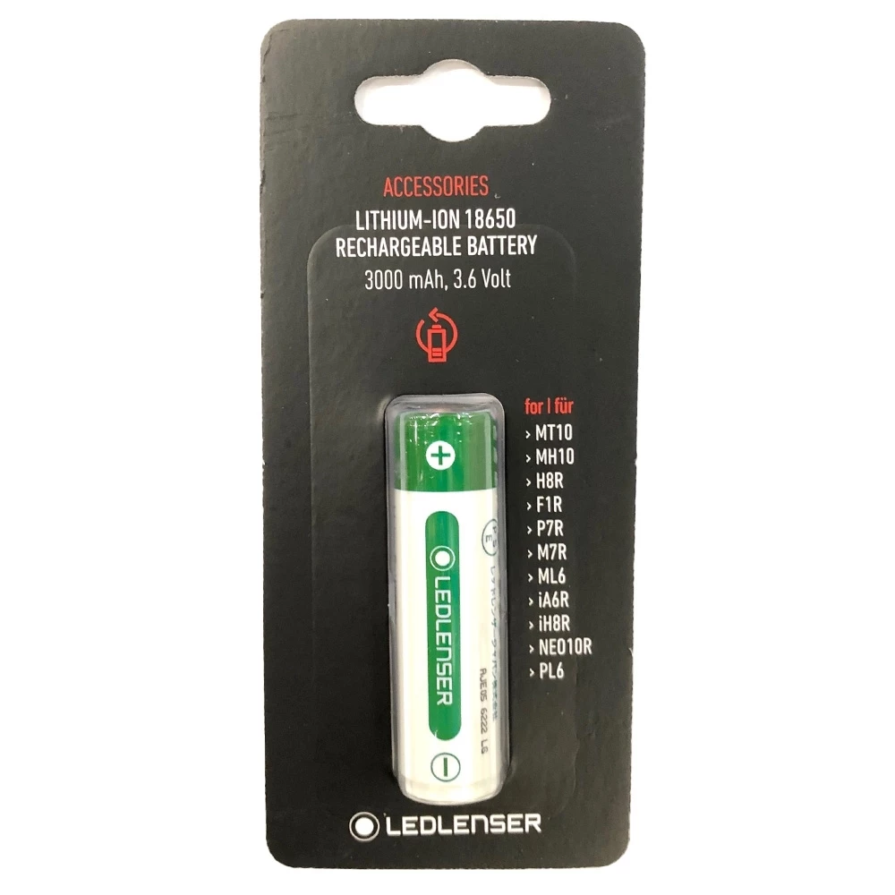 Ledlenser Lithium−Ion 18650 Rechargeable Battery 4 Ledlenser Lithium−Ion 18650 Rechargeable Battery - Image 2