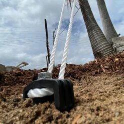 Galvanized Steel Screw Peg -Snowys Shop 1222519 galvanized steel screw peg 220mm