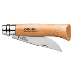 Opinel N°08 Stainless Steel Knife + Sheath Set 12 Opinel N°08 Stainless Steel Knife + Sheath Set -Snowys Shop 1223469 n08 stainless steel knife plus sheath
