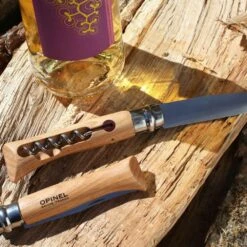 Opinel N°10 Corkscrew Knife 13 Opinel N°10 Corkscrew Knife -Snowys Shop 1223616 corkscrew wine and cheese knife no10 stainless steel 10cm