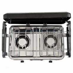 2 Burner Deluxe Wide Camp Stove -Snowys Shop 1227542 2 burner deluxe wide camp stove