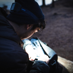 NEBO Einstein 500 Battery Operated Headlamp -Snowys Shop 1230613 einstein 500 battery operated headlamp