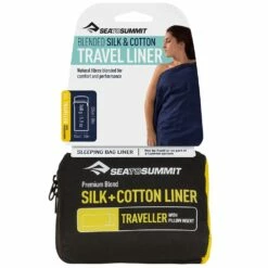 Sea To Summit Silk + Cotton Liner − Traveller -Snowys Shop 1235192 silk cotton liner traveller