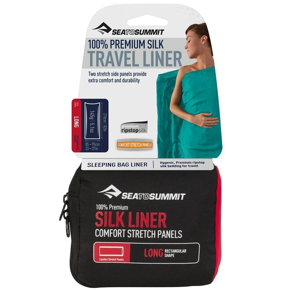 Sea To Summit Silk Travel Liner − Rectangular 7 Sea To Summit Silk Travel Liner − Rectangular - Image 5
