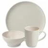 12 Pc Bamboo Dinner Set Cream -Snowys Shop 1240878 12 pc bamboo dinner set cream
