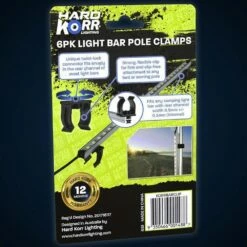Light Bar Pole Clamps 6pk 13 Light Bar Pole Clamps 6pk -Snowys Shop 1241279 light bar pole clamps 6pk