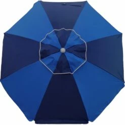 Fiesta 195cm Beach Umbrella -Snowys Shop 1242719 fiesta 195cm beach umbrella navy royal