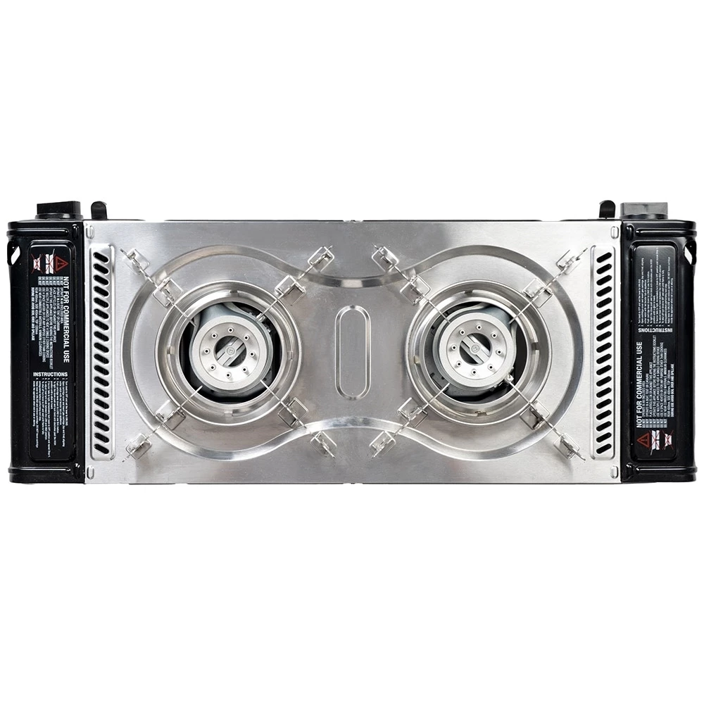 Travelmate II Twin Stove With Hotplate Black 4 Travelmate II Twin Stove With Hotplate Black - Image 2