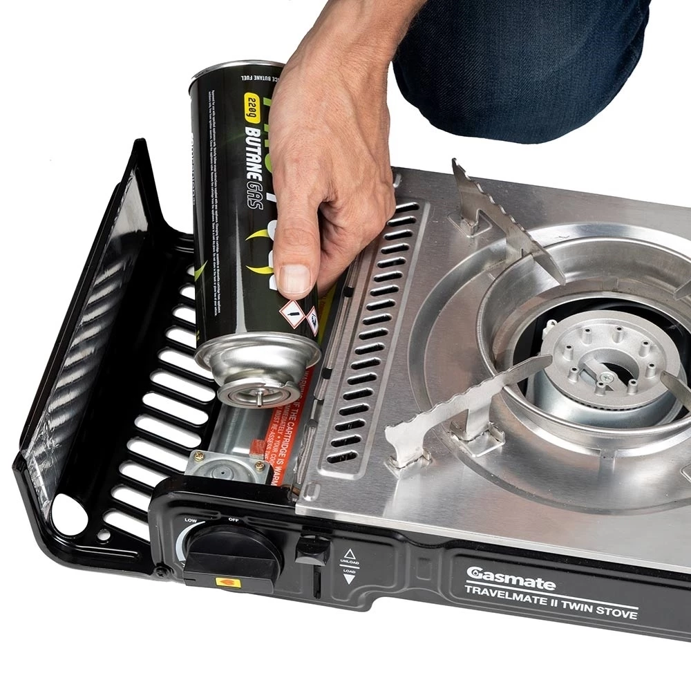 Travelmate II Twin Stove With Hotplate Black 7 Travelmate II Twin Stove With Hotplate Black - Image 5