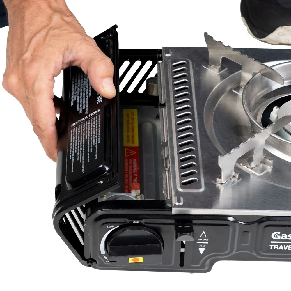 Travelmate II Twin Stove With Hotplate Black 6 Travelmate II Twin Stove With Hotplate Black - Image 4