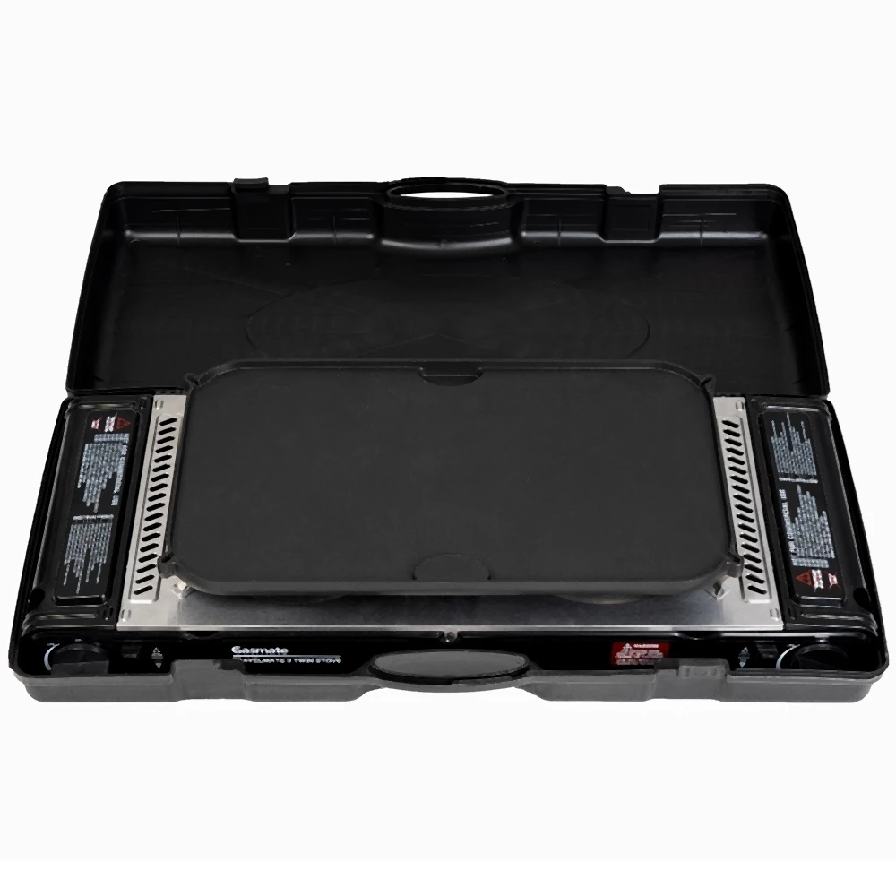 Travelmate II Twin Stove With Hotplate Black 9 Travelmate II Twin Stove With Hotplate Black - Image 7