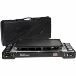 Travelmate II Twin Stove With Hotplate Black 22 Travelmate II Twin Stove With Hotplate Black -Snowys Shop 1247884 travelmate ii twin stove with hotplate black