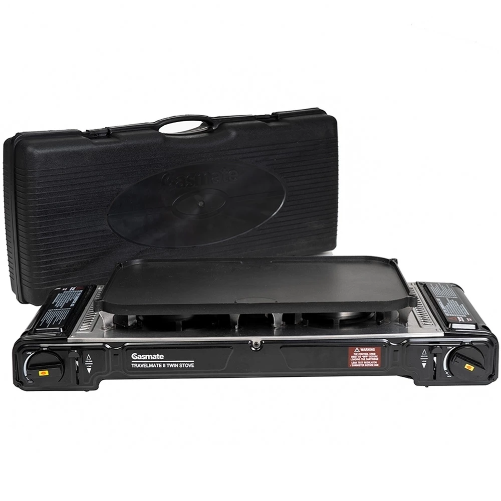 Travelmate II Twin Stove With Hotplate Black 12 Travelmate II Twin Stove With Hotplate Black - Image 10