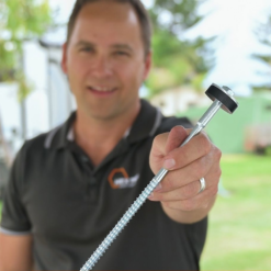 Flat Top Drillable Tent Peg -Snowys Shop 1253441 flat top drillable tent peg