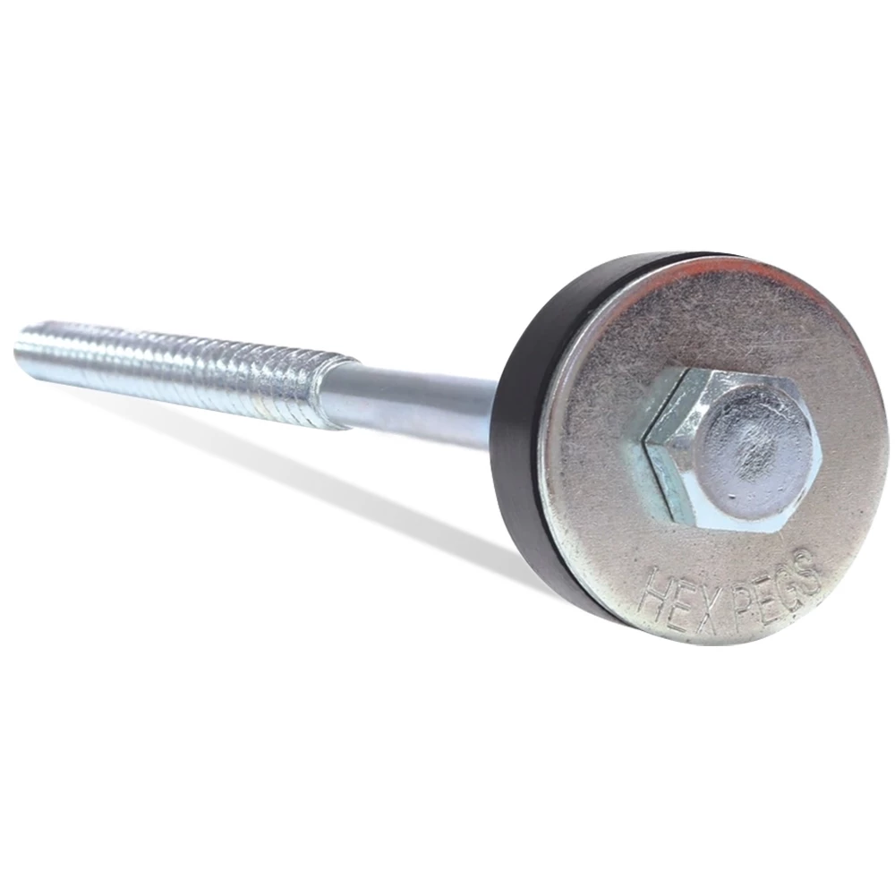 Short Flat Top Drillable Tent Peg 4 Short Flat Top Drillable Tent Peg - Image 2