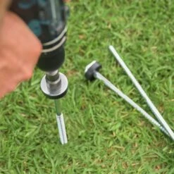 Short Flat Top Drillable Tent Peg 11 Short Flat Top Drillable Tent Peg -Snowys Shop 1253445 short flat top drillable tent peg