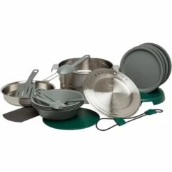 Stanley Base Camp Stainless Steel Cook Set For Four − 21 Pce 7 Stanley Base Camp Stainless Steel Cook Set For Four − 21 Pce -Snowys Shop 1254273 base camp stainless steel cook set for four 21 pce