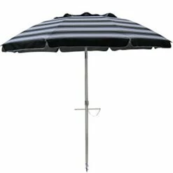 Daytripper 210cm Beach Umbrella 7 Daytripper 210cm Beach Umbrella -Snowys Shop 1255748 daytripper 210cm beach umbrella black white