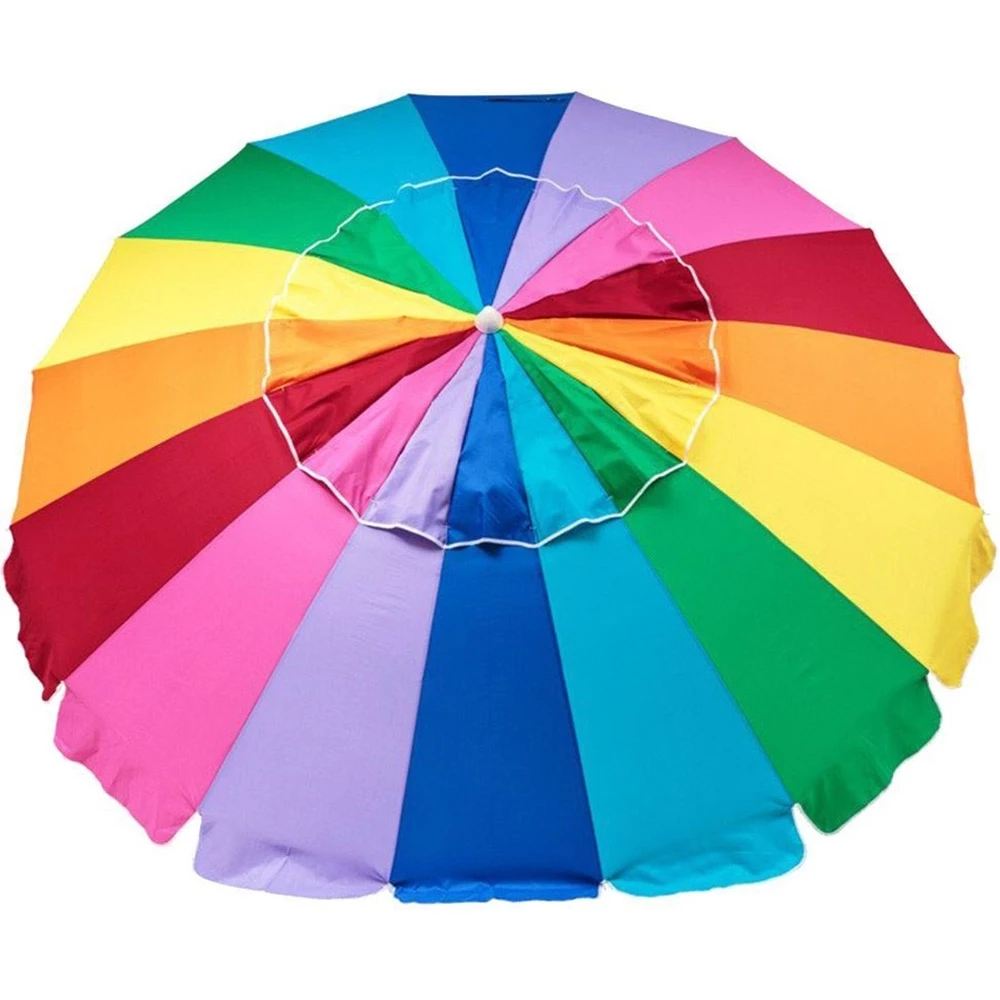 Rainbow 240cm Beach Umbrella 3 Rainbow 240cm Beach Umbrella