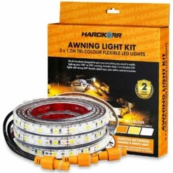 3 Strip Tri−Colour LED Awning Light Kit