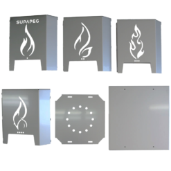 Supa Cube Stainless Steel Fire Pit -Snowys Shop 1258079 supa cube stainless steel fire pit