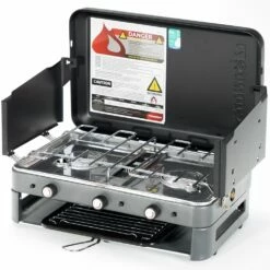 2 Burner Deluxe Stove & Grill -Snowys Shop 1258830 2 burner deluxe stove grill