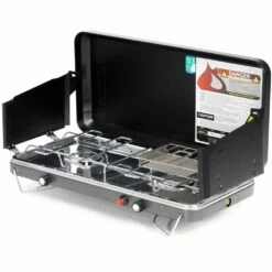 2 Burner Deluxe Wide Camp Stove -Snowys Shop 1258846 2 burner deluxe wide camp stove